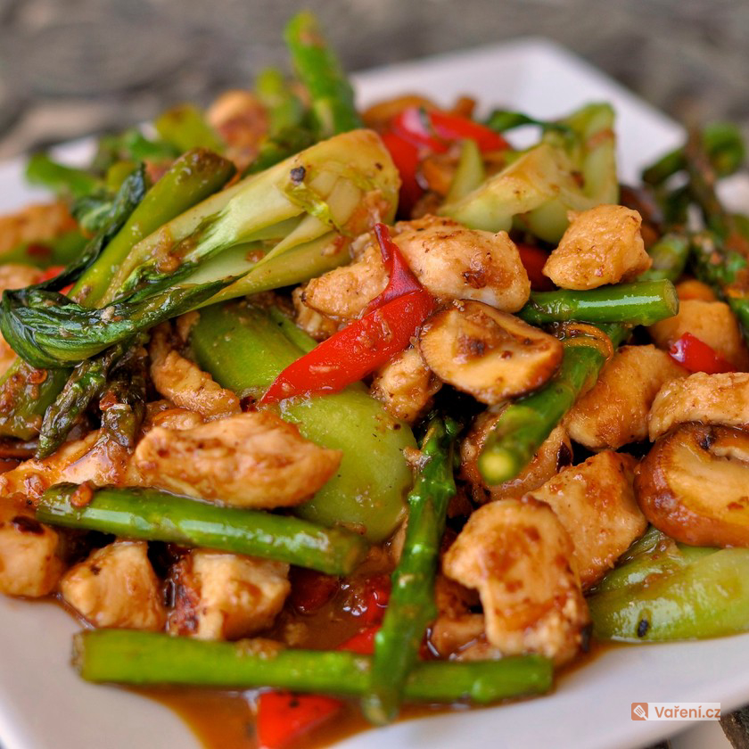 Kuře dušené v zelenině - fotografie 2