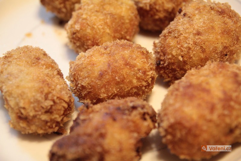 Bramborovo-sýrové krokety