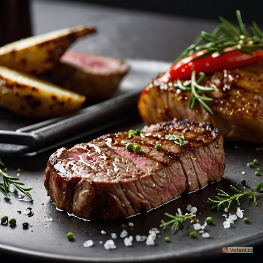 Steak z vepřové krkovice