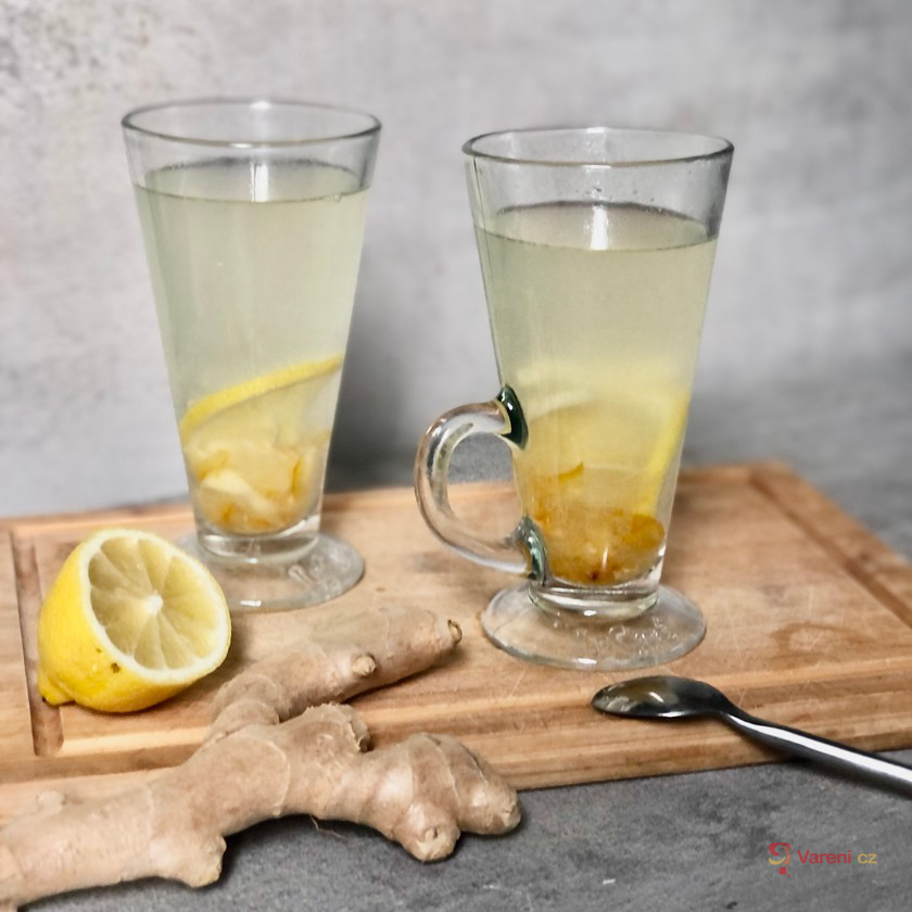 Zázvorový sirup s citronem