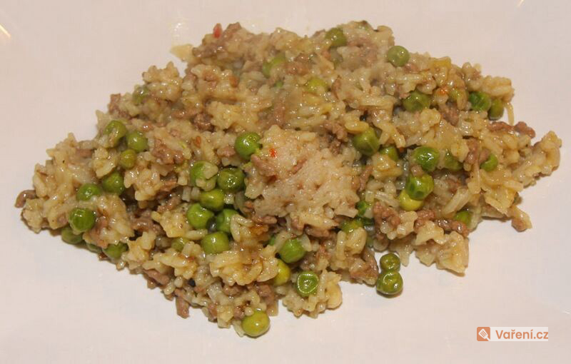 Rizoto s mletým a sójovým masem