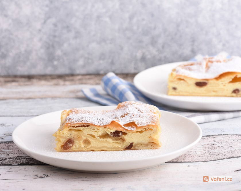 Tvarohovo-pudinkový koláč