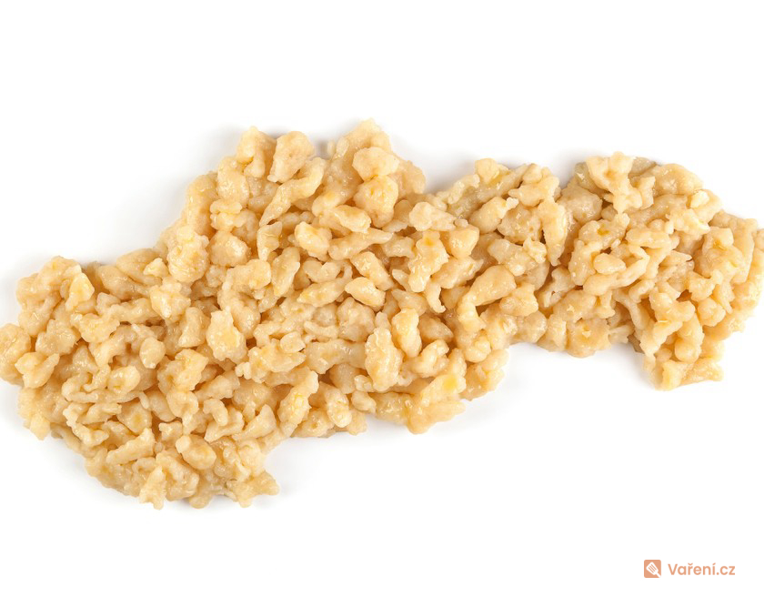 Slovenské halušky bez brynzy