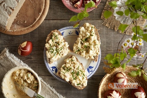 Vaječná pomazánka s bramborem