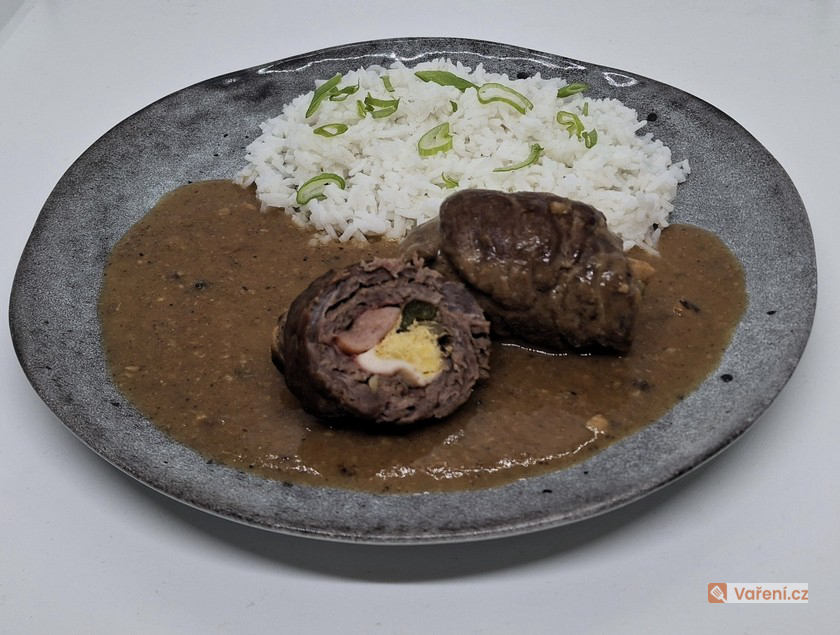 Španělský ptáček s omáčkou