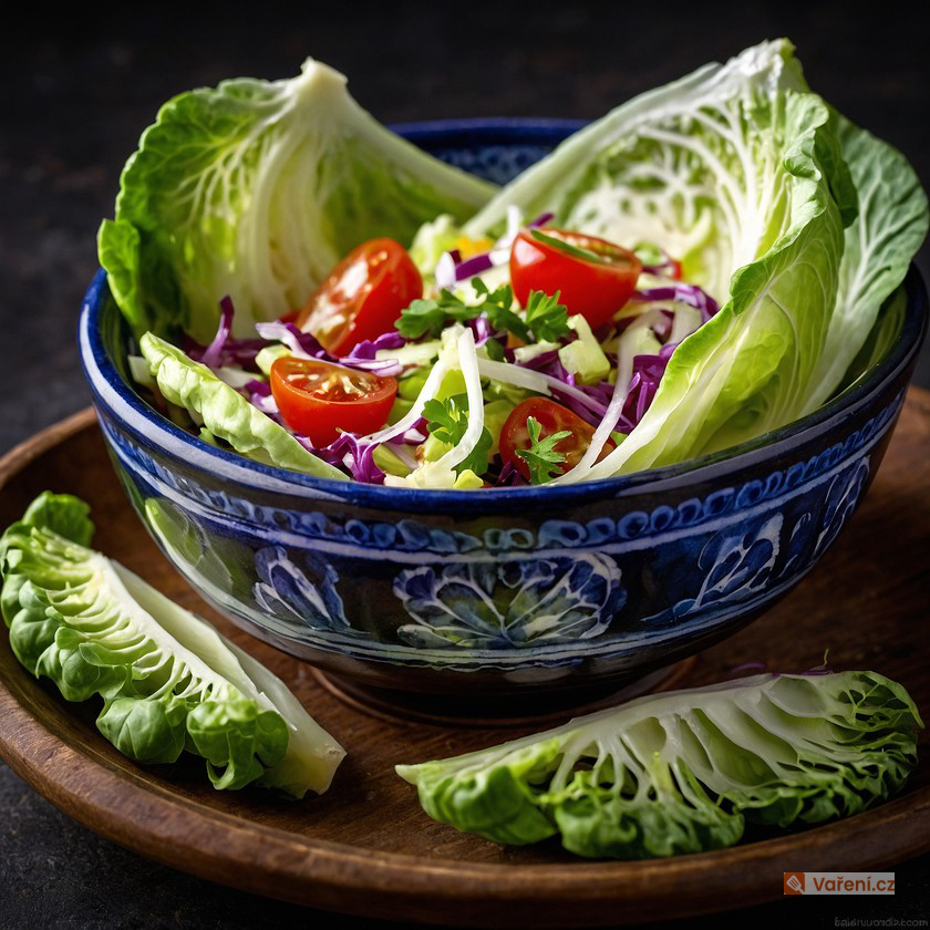 Osvěžující zelný salát s mrkví