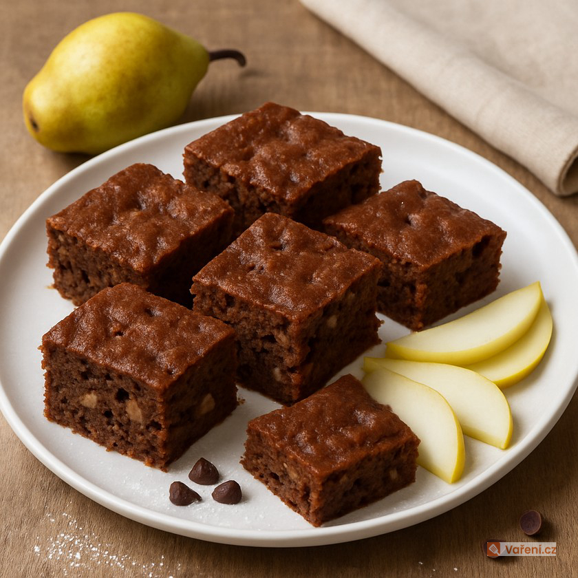 Hruškové kakaové řezy