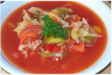 Zelná polévka na hubnutí