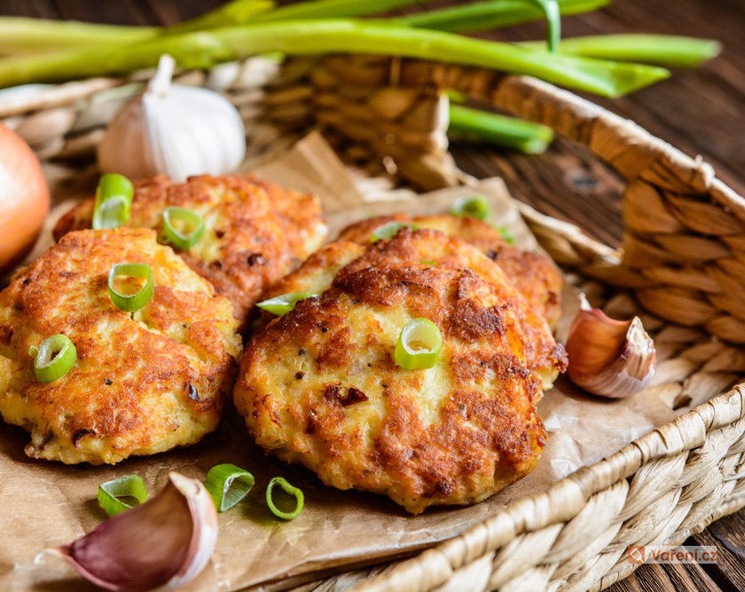 Bramborové karbanátky s mletým masem