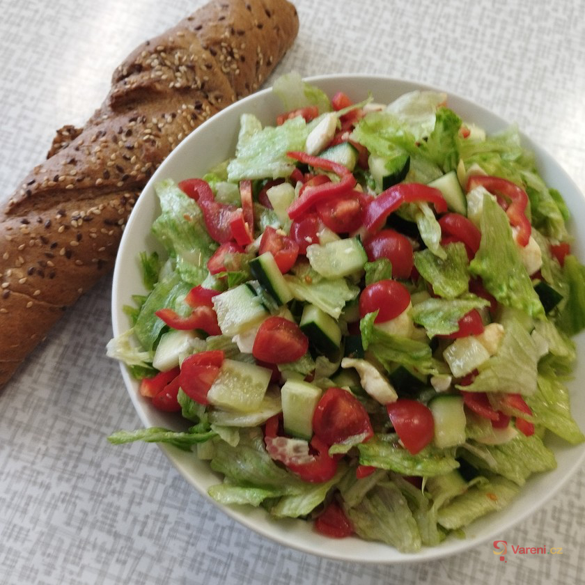 Zeleninový salát s kuřecím masem - fotografie 2