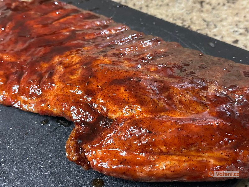 Pečená uzená žebra