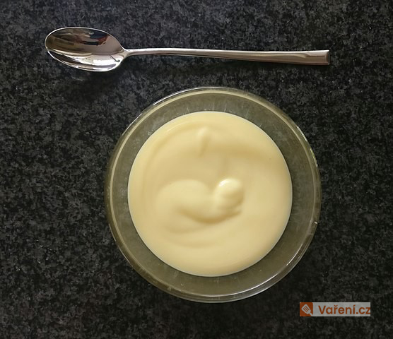 Vanilkový krém z vanilky