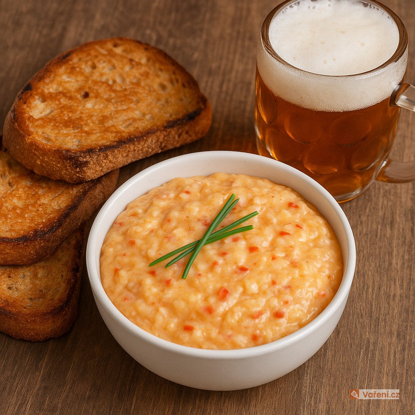 Pivní tvarůžková pomazánka