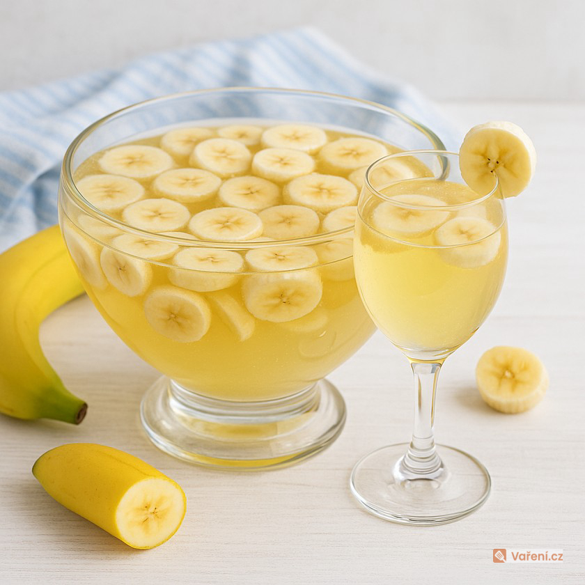 Banánová bowle