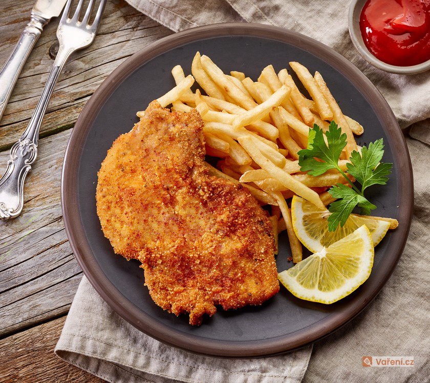 Křehké vepřové řízky v jogurtovém trojobalu