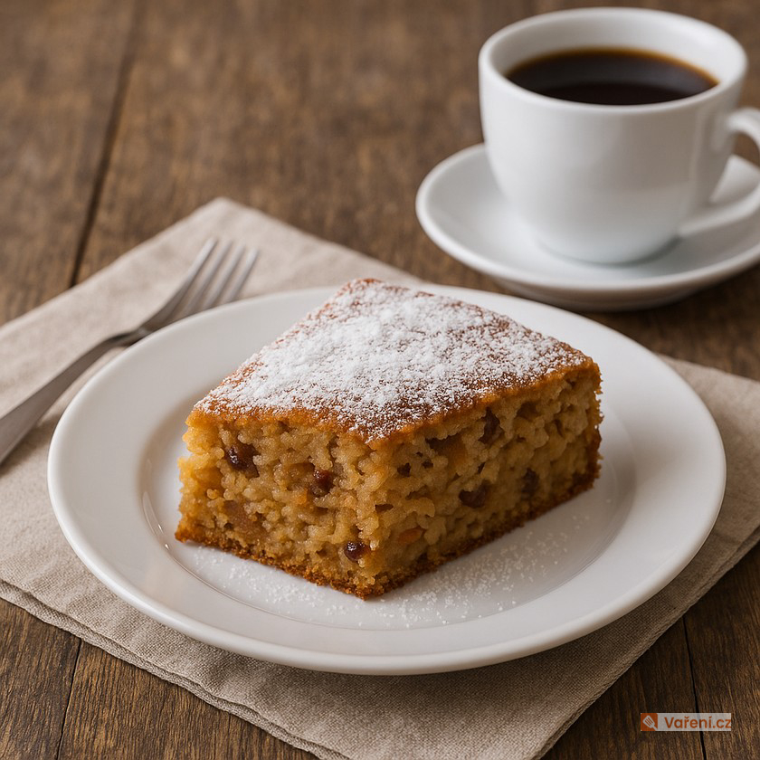 Hrnkový jablkový koláč