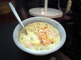 Krémová rybí polévka z kapra