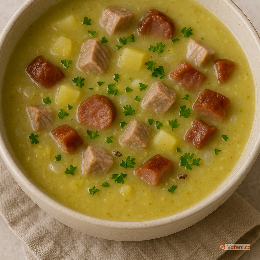 Polská hrachová polévka
