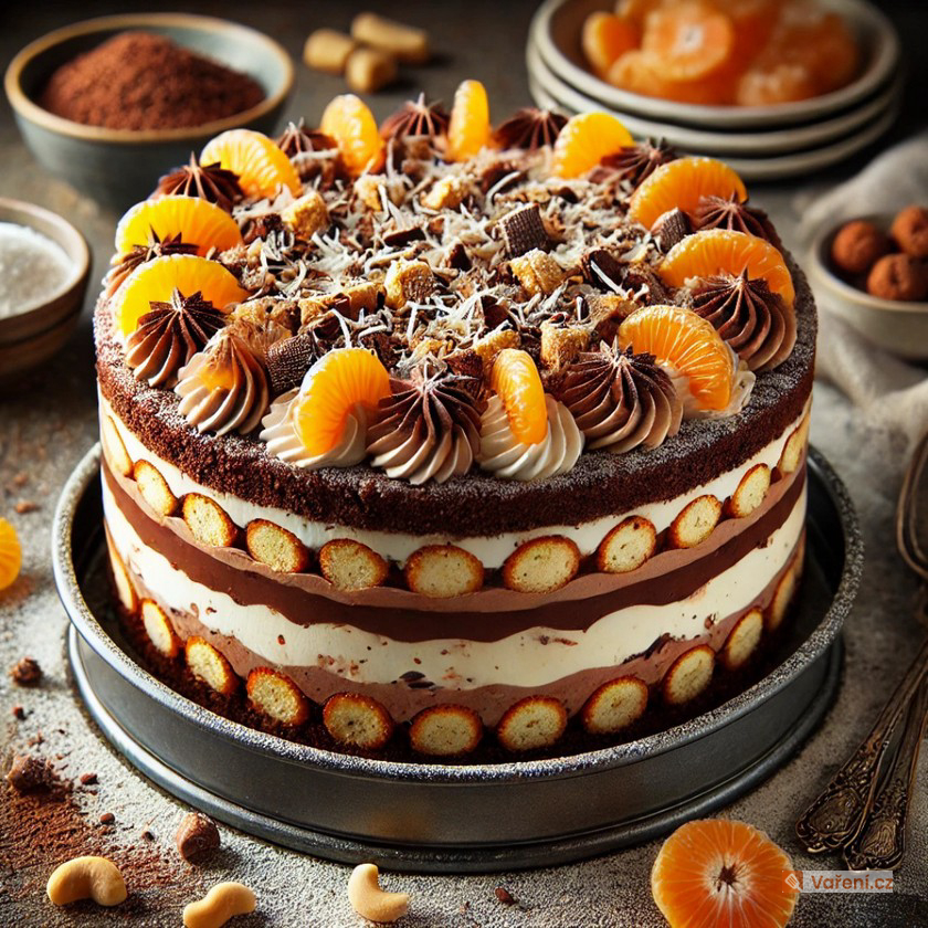 Nepečený dort se smetanou