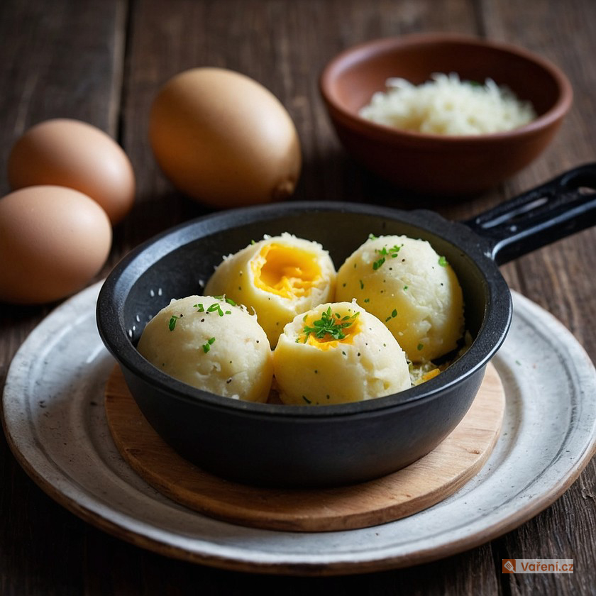 Knedlíky z brambor a dětské krupičky