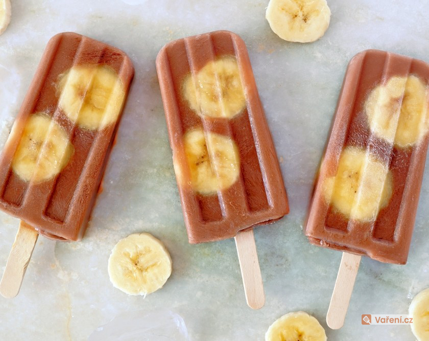 Banánovo-tvarohová zmrzlina