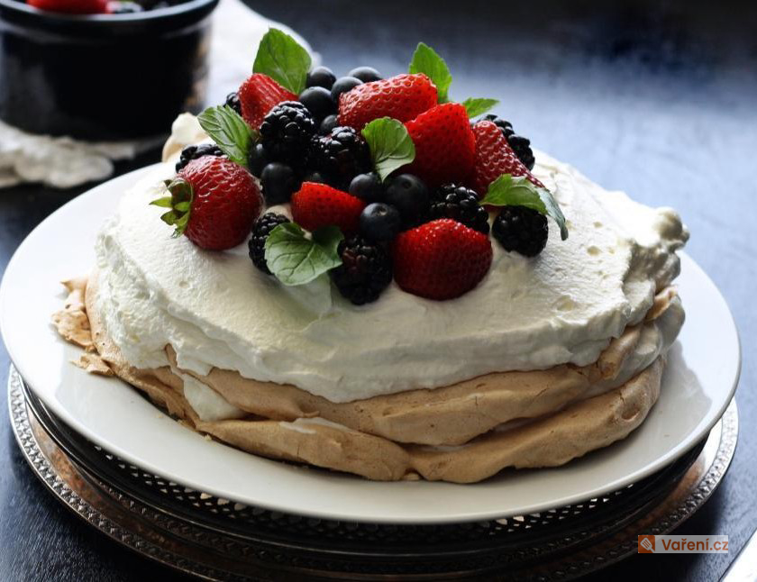 Studený piškotový dort