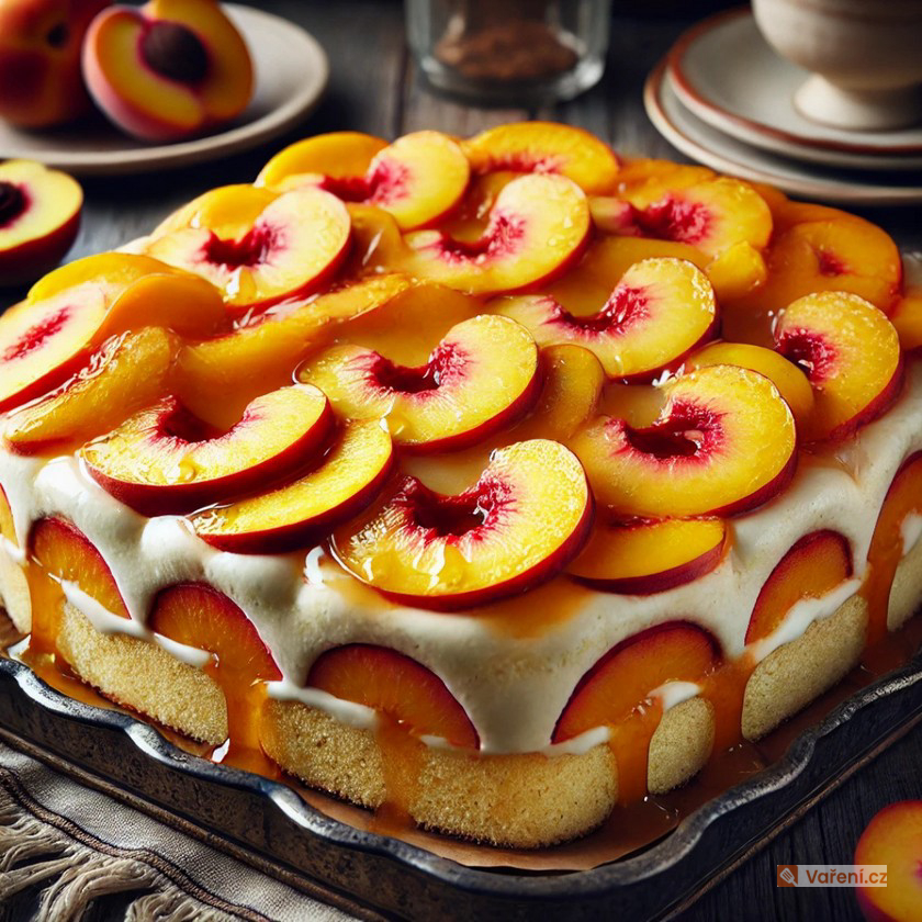 Hrk hrk buchta s broskvemi