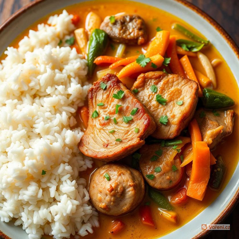 Vepřové se zeleninou na thajský způsob