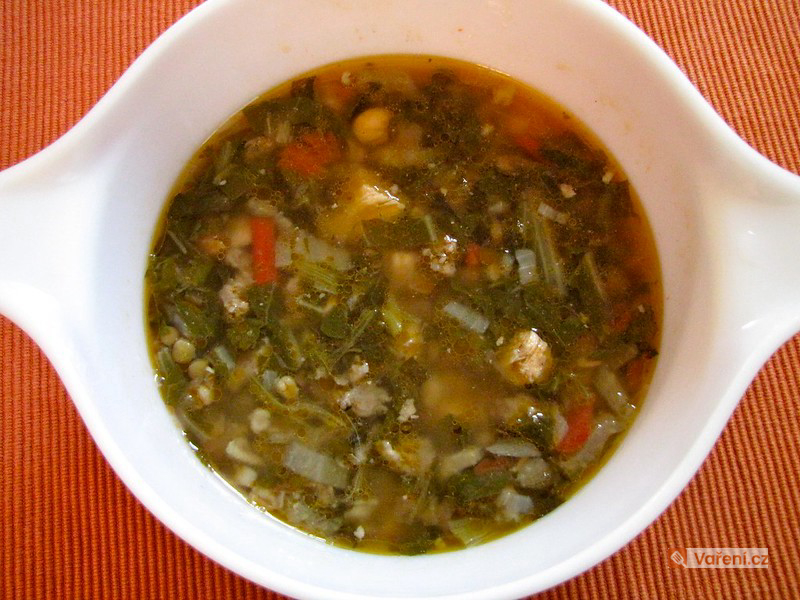 Zeleninová polévka s krupičkou