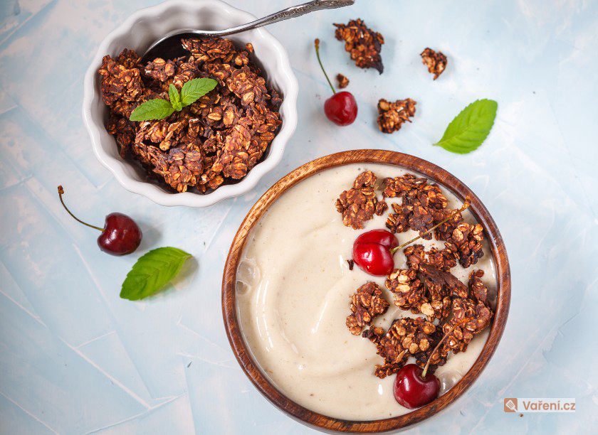 Čokoládové hrudky s müsli