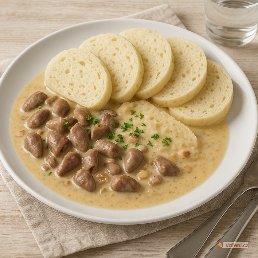 Krůtí srdíčka na smetaně