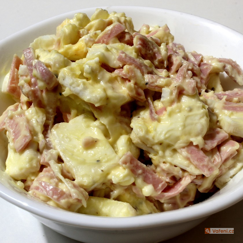Hermelínový salát klasik - fotografie 4