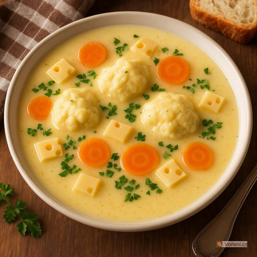 Výborná sýrová polévka